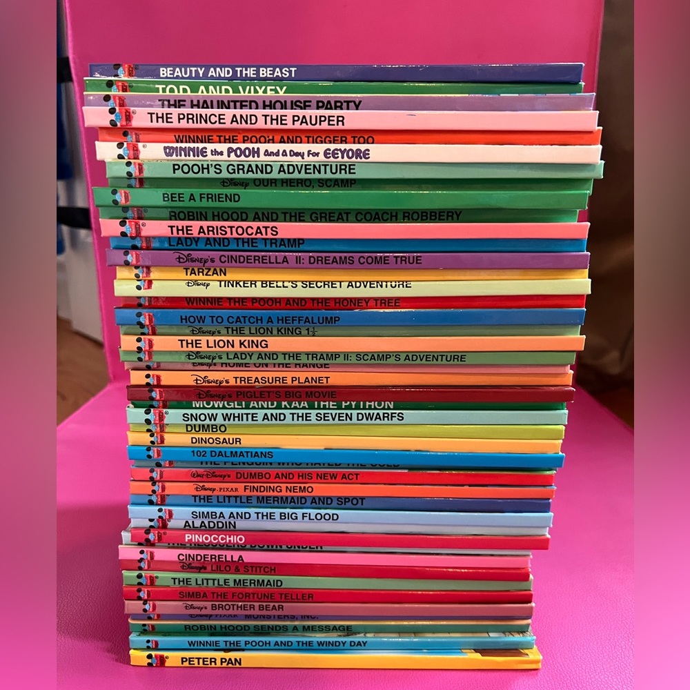 Lot of 45 Disney books WONDERFUL WORLD OF READING